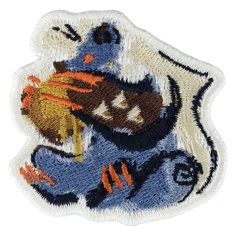 Arzuros 2way Embroidery Sticker Patch - Monster Hunter Rise - Authentic Japanese GRAPHT Sticker 