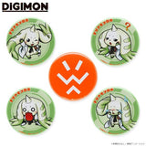 Assistant Terriermon Tin Badge Doctoral Degree Certificate - Digimon - Authentic Japanese Bandai Namco Pin 