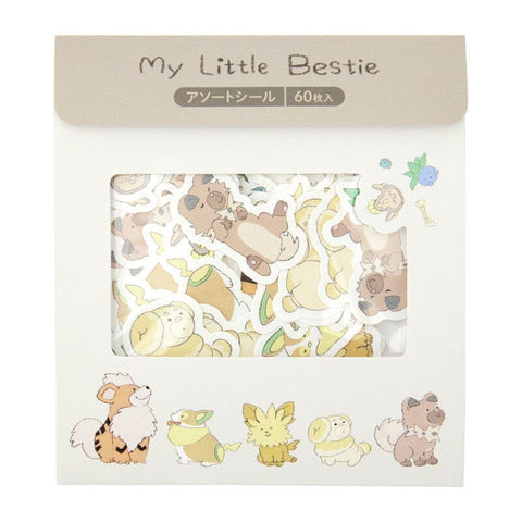 Assorted Stickers Set - My Little Bestie - Authentic Japanese Pokémon Center Sticker 