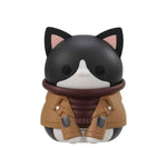 Attack on Titan MEGA CAT PROJECT Figure - Attack on Nyanko Survey Corps Group da Nyan! (8Pcs/BOX) - Authentic Japanese MegaHouse Figure 