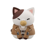 Attack on Titan MEGA CAT PROJECT Figure - Attack on Nyanko Survey Corps Group da Nyan! (8Pcs/BOX) - Authentic Japanese MegaHouse Figure 