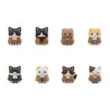 Attack on Titan MEGA CAT PROJECT Figure - Attack on Nyanko Survey Corps Group da Nyan! (8Pcs/BOX) - Authentic Japanese MegaHouse Figure 