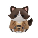 Attack on Titan MEGA CAT PROJECT Figure - Attack on Nyanko Survey Corps Group da Nyan! (8Pcs/BOX) - Authentic Japanese MegaHouse Figure 