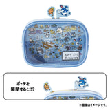 Azumarill, Torchic Clear Pouch Bag Pokémon Escape (Run) - Authentic Japanese Pokémon Center Pouch Bag 