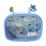 Azumarill, Torchic Clear Pouch Bag Pokémon Escape (Run) - Authentic Japanese Pokémon Center Pouch Bag 