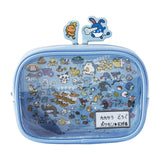 Azumarill, Torchic Clear Pouch Bag Pokémon Escape (Run) - Authentic Japanese Pokémon Center Pouch Bag 