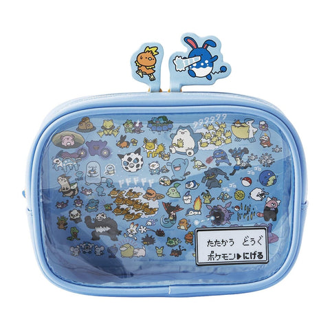 Azumarill, Torchic Clear Pouch Bag Pokémon Escape (Run) - Authentic Japanese Pokémon Center Pouch Bag 