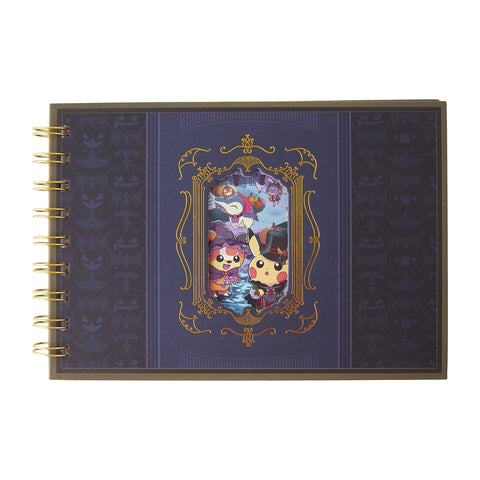 B6 Ring Notebook Halloween Ghost Chateau - Authentic Japanese Pokémon Center Notepad 