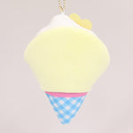 Banana Cream Crêpe Bepo Mascot Plush Keychain - SANJI no OYATSU - Authentic Japanese TOEI ANIMATION Mascot Plush Keychain 