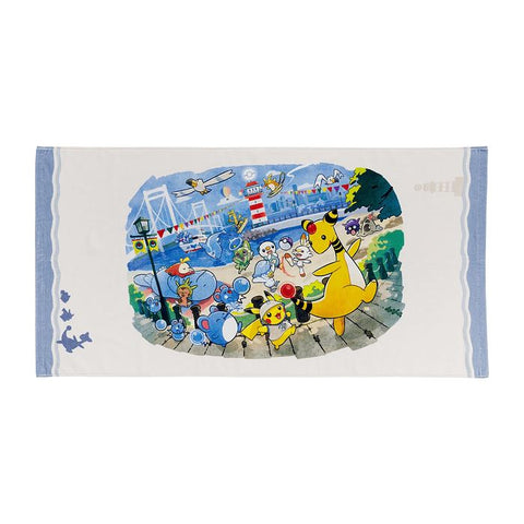 Bath Towel Pokémon Center Tokyo Bay R - Authentic Japanese Pokémon Center Towel (cotton) 