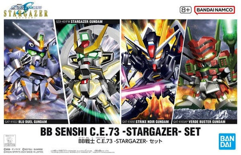 BB Senshi C.E.73 Stargazer Set - Mobile Suit Gundam Seed C.E.73 Stargazer - Authentic Japanese Bandai Namco Model kit 