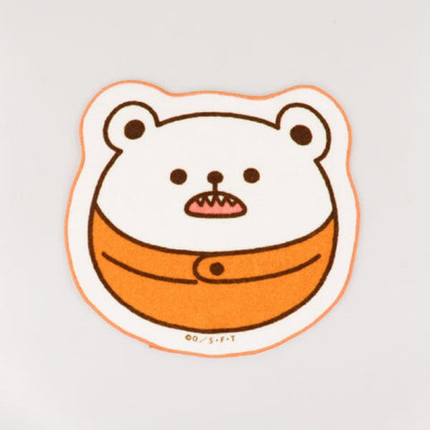 Bepo Donuts Die Cut Towel SANJI no OYATSU - ONE PIECE - Authentic Japanese TOEI ANIMATION Towel (cotton) 