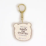 Bepo Orange Macaron Acrylic Keychain - SANJI no OYATSU - Authentic Japanese TOEI ANIMATION Keychain 