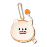 Bepo Orange Macaron Mascot Plush Tape Measure - SANJI no OYATSU - Authentic Japanese TOEI ANIMATION Small toy 