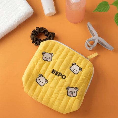 Bepo Quilted Pouch Bag - ONE PIECE - Authentic Japanese TOEI ANIMATION Pouch Bag 