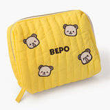Bepo Quilted Pouch Bag - ONE PIECE - Authentic Japanese TOEI ANIMATION Pouch Bag 
