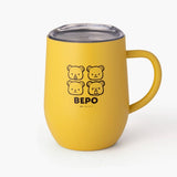 Bepo Stainless Steel Mug (With Lid) - ONE PIECE - Authentic Japanese TOEI ANIMATION Mug (steel) 