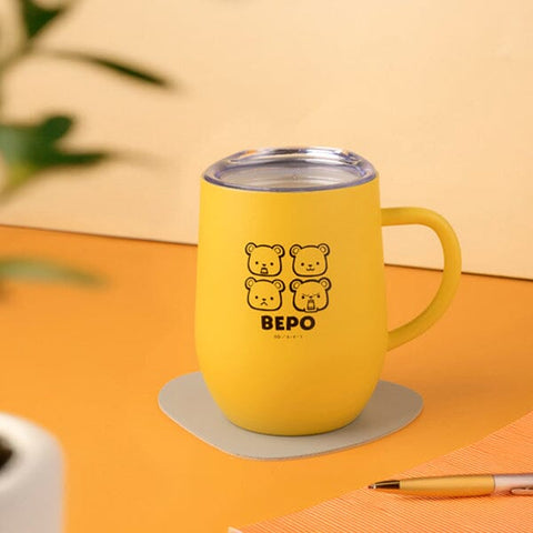 Bepo Stainless Steel Mug (With Lid) - ONE PIECE - Authentic Japanese TOEI ANIMATION Mug (steel) 