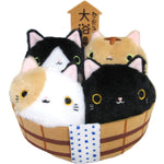 Big Private Bath Tub (Size For 4) Neko Dango - Dango Friends - Authentic Japanese San-ei Boeki Otedama 