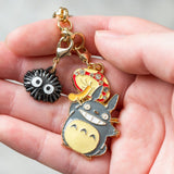 Big Totoro Flower Metal Charm JH-41 - My Neighbor Totoro - Authentic Japanese Benelic Keychain 