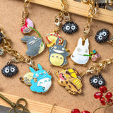 Big Totoro Flower Metal Charm JH-41 - My Neighbor Totoro - Authentic Japanese Benelic Keychain 