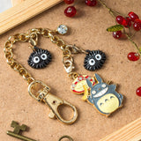 Big Totoro Mushroom Metal Charm JH-42 - My Neighbor Totoro - Authentic Japanese Benelic Keychain 