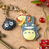 Big Totoro Mushroom Metal Charm JH-42 - My Neighbor Totoro - Authentic Japanese Benelic Keychain 