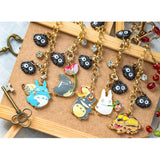 Big Totoro Mushroom Metal Charm JH-42 - My Neighbor Totoro - Authentic Japanese Benelic Keychain 