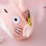 Big Totoro (Pink) Coin Purse - My Neighbor Totoro - Authentic Japanese Sun Arrow Pouch Bag 