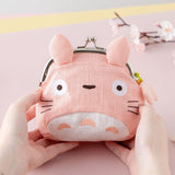 Big Totoro (Pink) Coin Purse - My Neighbor Totoro - Authentic Japanese Sun Arrow Pouch Bag 