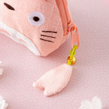 Big Totoro (Pink) Mini Pouch - My Neighbor Totoro - Authentic Japanese Sun Arrow Pouch Bag 