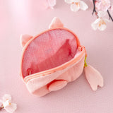 Big Totoro (Pink) Mini Pouch - My Neighbor Totoro - Authentic Japanese Sun Arrow Pouch Bag 