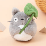 Big Totoro (With Leaf) Nakayoshi Mascot Plush - My Neighbor Totoro - Authentic Japanese Sun Arrow Mascot Plush Keychain 