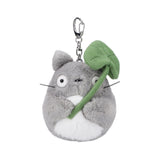 Big Totoro (With Leaf) Nakayoshi Mascot Plush - My Neighbor Totoro - Authentic Japanese Sun Arrow Mascot Plush Keychain 