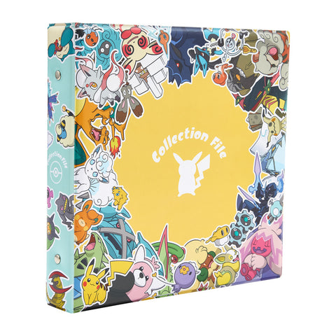 National Pokédex Metal Charm Collection File Binder "Grand Gathering" Ver.