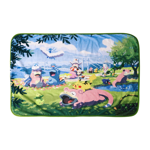 Blanket Pokémon Center Kagawa - Authentic Japanese Pokémon Center Blanket (synthetic) 