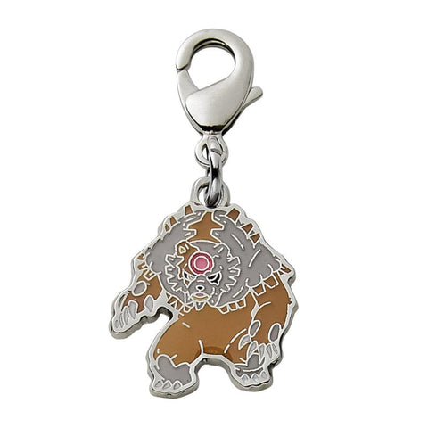 Bloodmoon Ursaluna - National Pokédex Metal Charm #901 - Authentic Japanese Pokémon Center Keychain 