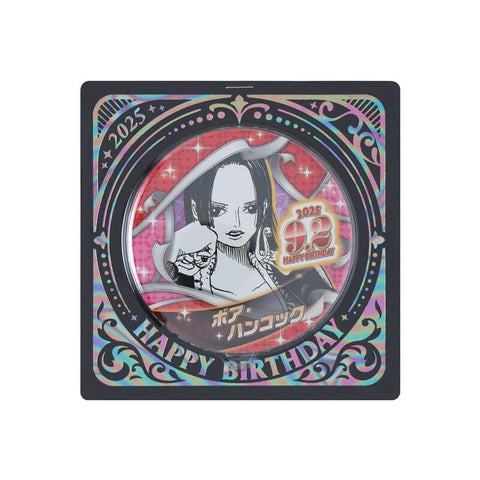 Boa Hancock Birthday Tin Badge - ONE PIECE - Authentic Japanese Shueisha/Viz Media Pin 