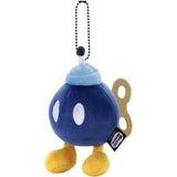 Bob-omb Mascot Plush Mocchi-Mocchi-GameStyle - Mario Kart - Authentic Japanese Takara Tomy Mascot Plush Keychain 