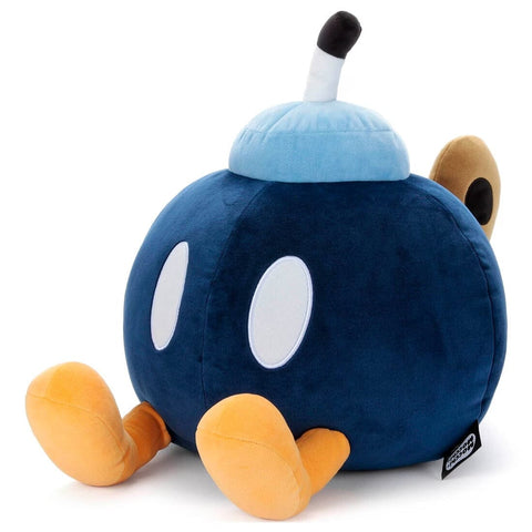 Bob-omb Plush Cushion Mocchi-Mocchi-GameStyle - Super Mario - Authentic Japanese Takara Tomy Plush 