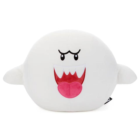 Boo Plush Cushion Mocchi-Mocchi-GameStyle - Super Mario - Authentic Japanese Takara Tomy Plush 