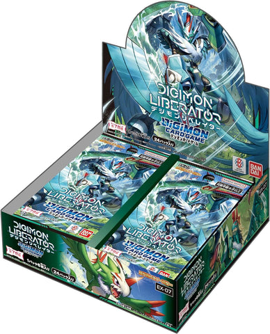 Booster Box Digimon Liberator EX-07 Digimon Card Game - Authentic Japanese Bandai Namco TCG Booster box 