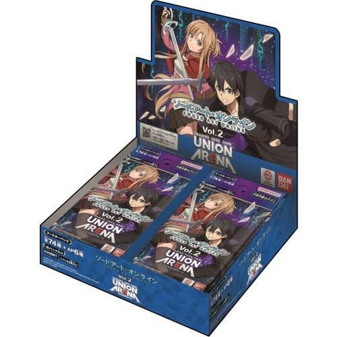 Booster BOX Sword Art Online Vol.2 EX08BT - UNION ARENA Trading Card Game - Authentic Japanese Bandai Namco TCG Booster box 