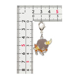 Bouffalant - National Pokédex Metal Charm Keychain #626 - Authentic Japanese Pokémon Center Keychain 