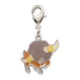 Bouffalant - National Pokédex Metal Charm Keychain #626 - Authentic Japanese Pokémon Center Keychain 