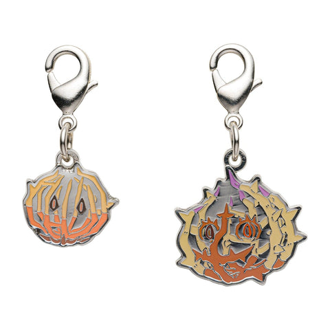 Bramblin, Brambleghast - National Pokédex Metal Charm Keychain #946, #947 - Authentic Japanese Pokémon Center Keychain 