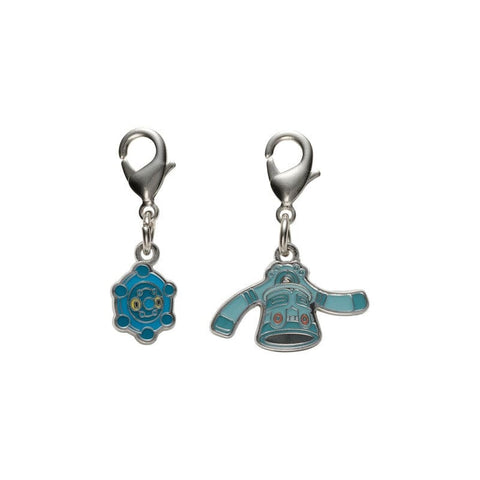 Bronzor, Bronzong - National Pokédex Metal Charm Keychain #436, #437 - Authentic Japanese Pokémon Center Keychain 