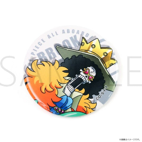 Brook Can Badge ALL ABOARD！- ONE PIECE - Authentic Japanese TOEI ANIMATION Pin 