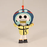 Brook Plush Keychain Banzai! (Egghead Ver.) - ONE PIECE - Authentic Japanese TOEI ANIMATION Mascot Plush Keychain 