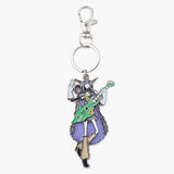 Brook Stained Glass Style Keychain ELBAPH - ONE PIECE - Authentic Japanese TOEI ANIMATION Keychain 
